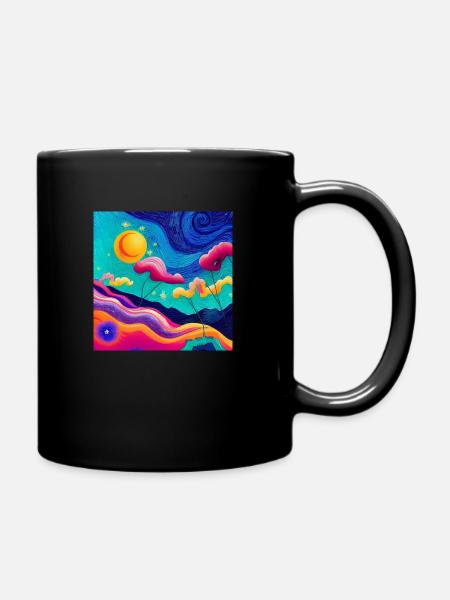Nuit d'automne - Mug uni - noir
