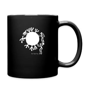 Rock art 1 - Full Colour Mug - black - Right