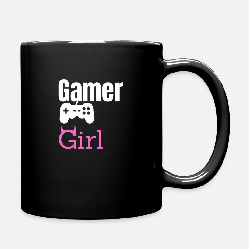 Gamer Girl - Mug uni - noir