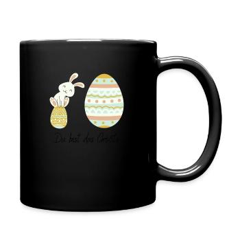 Das Größte - Oster-Shirt - Tasse einfarbig - Schwarz - Rechts