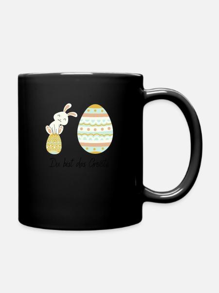 Das Größte - Oster-Shirt - Tasse einfarbig - Schwarz