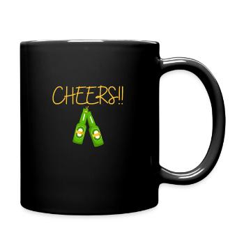CHEERS - Full Colour Mug - black - Right