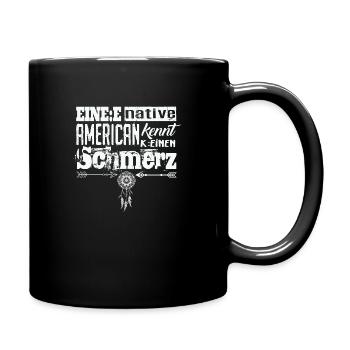 Lustiger Spruch & Satire über Gendern & Wokeness - Tasse einfarbig - Schwarz - Rechts