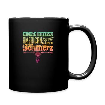Lustiger Spruch & Satire über Gendern & Wokeness - Tasse einfarbig - Schwarz - Rechts