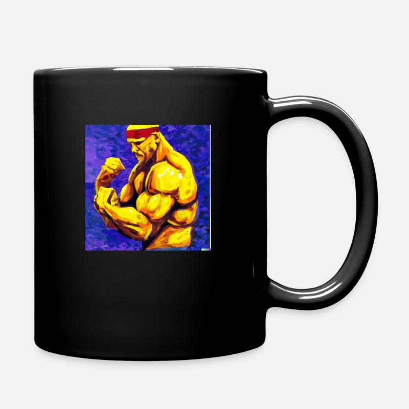 boxing Ölgemälde - Tasse einfarbig - Schwarz