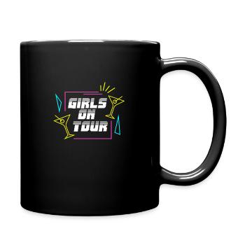Girls on Tour - Tasse einfarbig - Schwarz - Rechts
