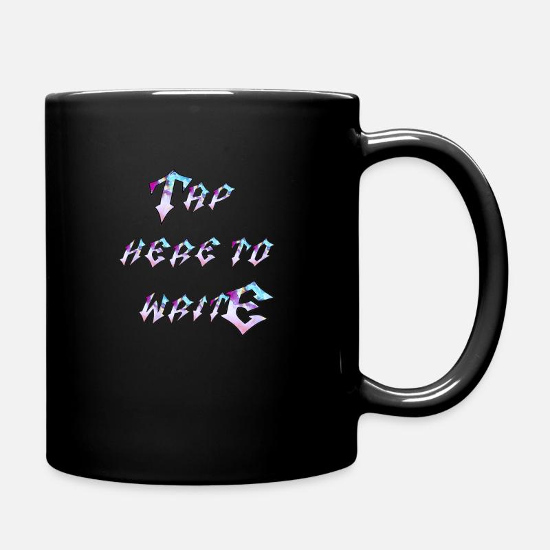 Tap hard to waite - Tasse einfarbig - Schwarz