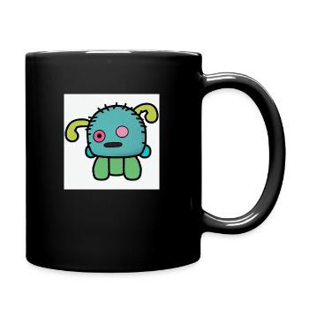 Pelzling - Tasse einfarbig - Schwarz - Rechts