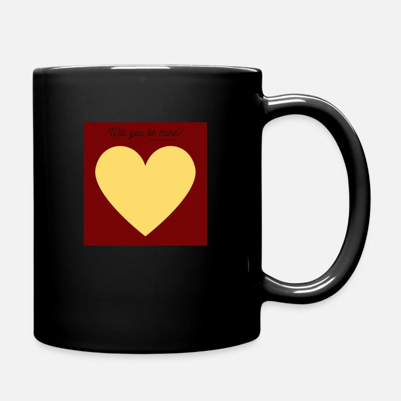 Serez-vous à moi ? Tu me rends heureux! - Mug uni - noir