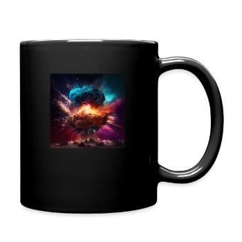 Limitl3ss Univers Blast - Tasse einfarbig - Schwarz - Rechts