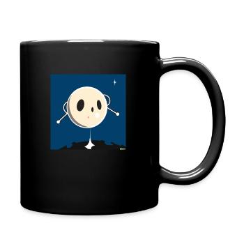 kodama Face - Tasse einfarbig - Schwarz - Rechts