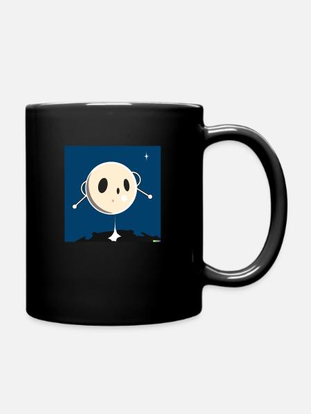 kodama Face - Tasse einfarbig - Schwarz