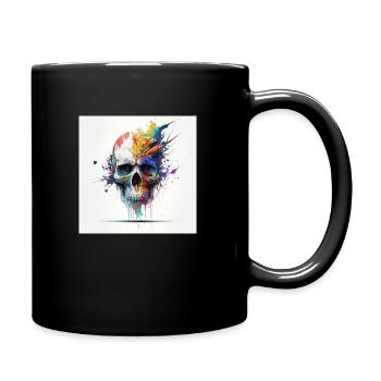 Crane abstrait n°7 - Mug uni - noir - Droite
