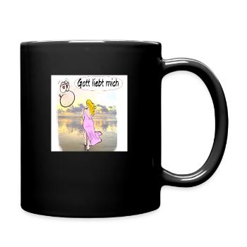 GottliebtGertie - Tasse einfarbig - Schwarz - Rechts
