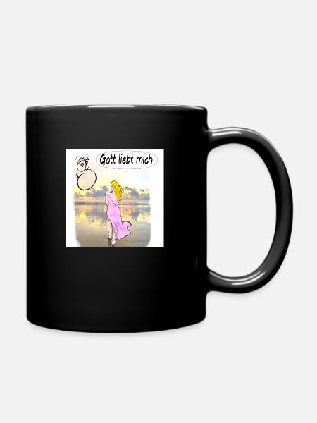 GottliebtGertie - Tasse einfarbig - Schwarz