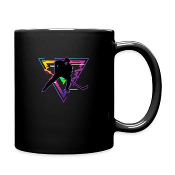 eishockey - Tasse einfarbig - Schwarz - Rechts