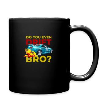 Funny car design gift idea - Full Colour Mug - black - Right
