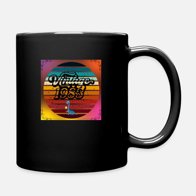 Crazy 80s - Full Colour Mug - black