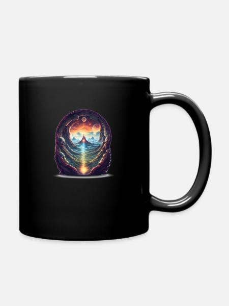 Portal - Tasse einfarbig - Schwarz