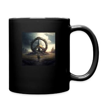 Peace in Ukraine - Full Colour Mug - black - Right