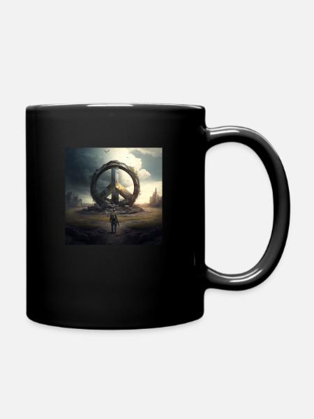 Paix en Ukraine - Mug uni - noir
