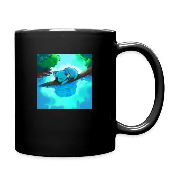 Koaler in the water - Full Colour Mug - black - Right