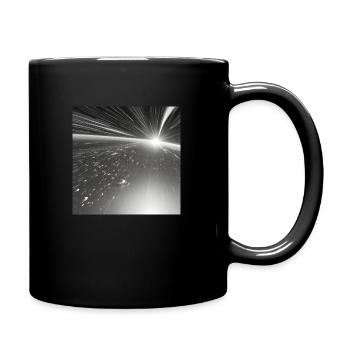 Kosmos - Tasse einfarbig - Schwarz - Rechts