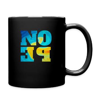 NOPE - ne soyez pas un béni-oui-oui! - Mug uni - noir - Droite