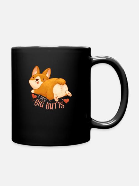 Big Butts Corgi Dog Essential T-shirt - Mug uni - noir