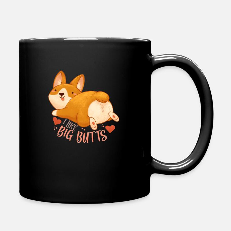 Big Butts Corgi Dog Essential T-shirt - Mug uni - noir