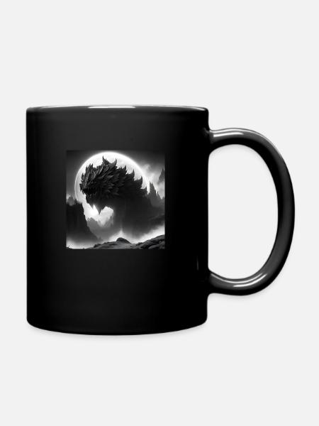Fantasy Creature - Tasse einfarbig - Schwarz