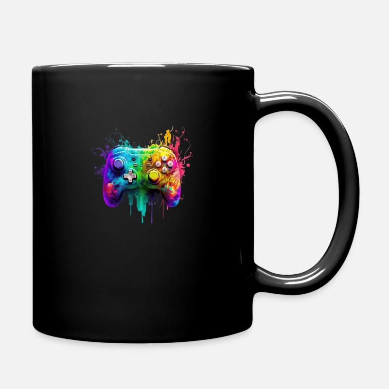 Neon Gaming Controller / Kontroller - Tasse einfarbig - Schwarz