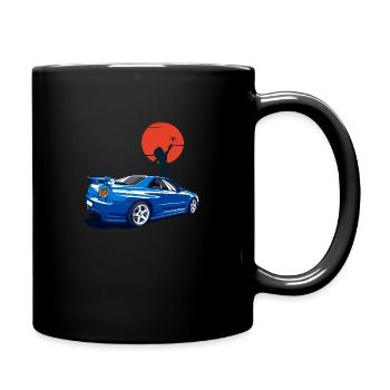 JDM OLD SCHOOL - Full Colour Mug - black - Right