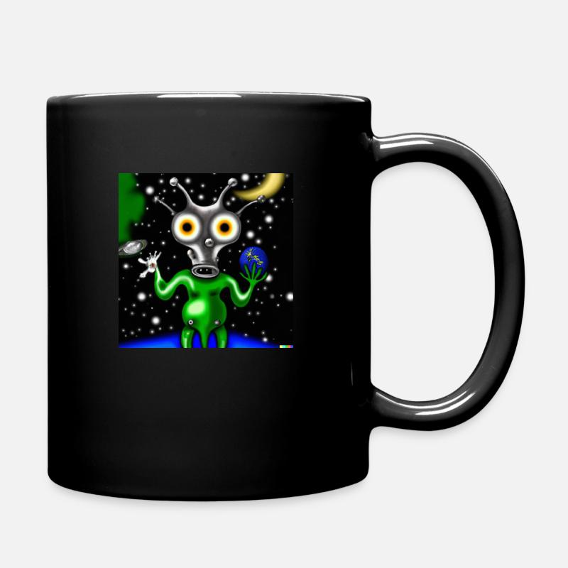 DALL E 2023 03 05 15 01 27 monster im universum - Tasse einfarbig - Schwarz