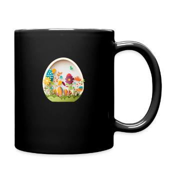 Joli œuf de bébé design pour Pâques et le printemps - Mug uni - noir - Droite