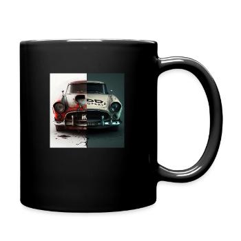Rust Car - Full Colour Mug - black - Right