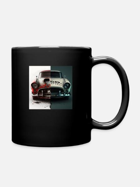 Rust Car - Tasse einfarbig - Schwarz