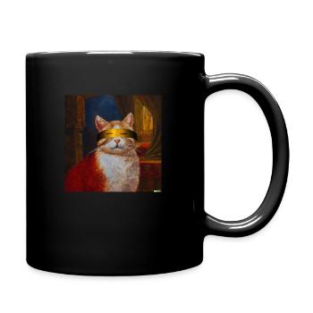 Chat aveugle 14 - Mug uni - noir - Droite
