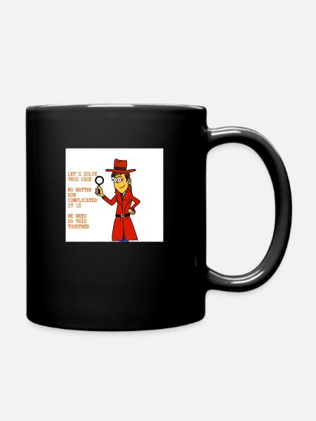 DETECTIVE - Full Colour Mug - black