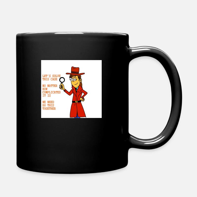 DETECTIVE - Full Colour Mug - black