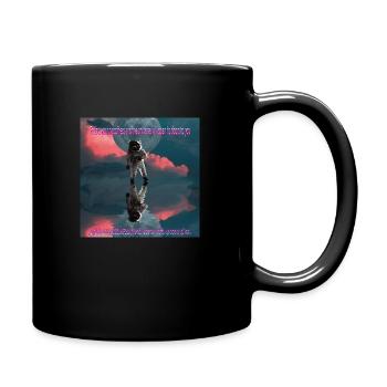 Universe happiness - Mug uni - noir - Droite
