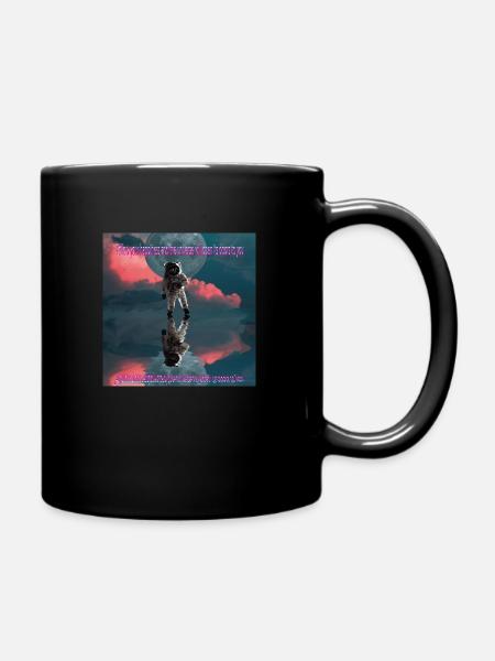 Universe happiness - Full Colour Mug - black