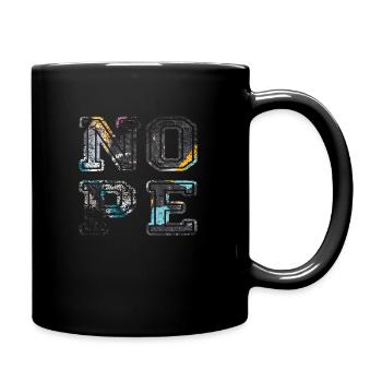 NOPE - don't be a yes-man! - Full Colour Mug - black - Right