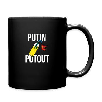 Putin Putout - Full Colour Mug - black - Right