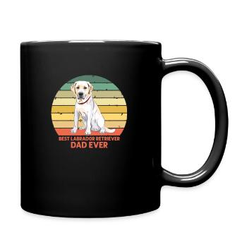 Best Labrador Retriever Dad Ever T Shirt - Full Colour Mug - black - Right