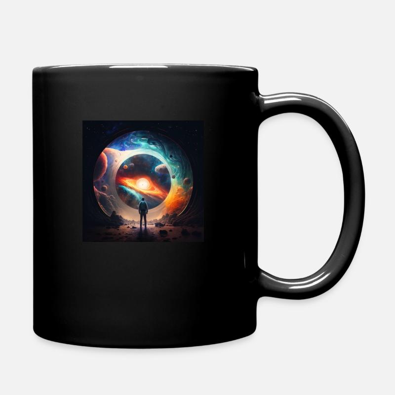 Cosmic Portal - Full Colour Mug - black