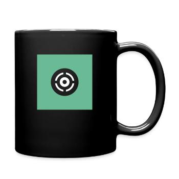 Shoot - Tasse einfarbig - Schwarz - Rechts