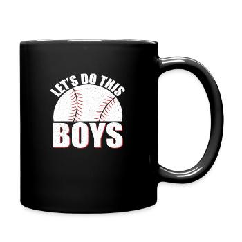 Let's do this Boys - Full Colour Mug - black - Right