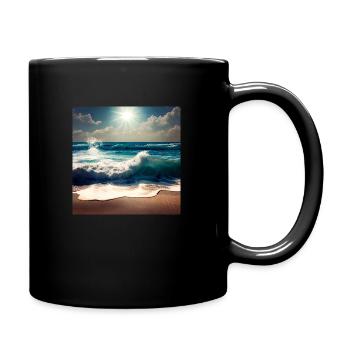 Beachies - Tasse einfarbig - Schwarz - Rechts