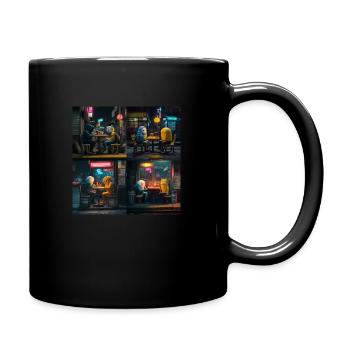 black night - Mug uni - noir - Droite